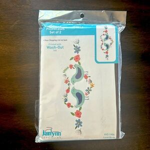 Craft, Pillowcases, embroidery, DIY, gift ideas.Brand: Needle Craft “Love Birds”